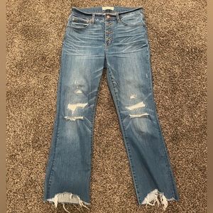 Madewell jeans size 27 cali demi boot